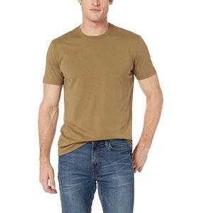 T-shirts décontractés pour hommes, col rond, couleur unie, tricot respirant, design fabuleux, arrivée été 2026, vente en gros, prix bas, service OEM ODM - Product Image 2