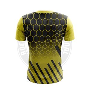 T-shirt unisexe en jersey de coton, matière tricotée confortable, sensation légère, idéal pour l'été, tenue décontractée et usage détente. - Product Image 5