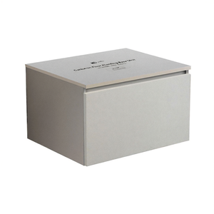 Mobiletto da Bagno a Terra con 1 Cassetto 60x37x50 cm Grigio Perla Koricini Vieste - Product Image 2