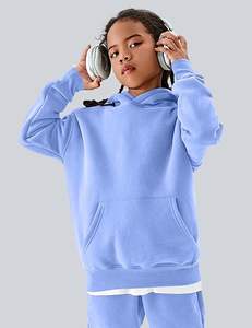 Sudadera con Capucha Estampada Personalizada de Algodón 100% Suave para Niños, Diseñada para Brindar una Sensación Acogedora, Movimiento Fácil y Características Ecológicas - Product Image 2