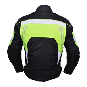 Veste de moto en textile Cordura noir imperméable pour hommes meilleure qualité Cordura pour moto Cordura imperméable personnalisé - Product Image 2