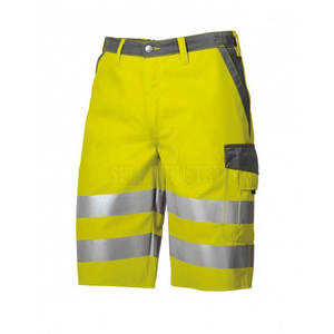 Pantalones cortos de trabajo de secado rápido de alta calidad para hombre, estilo de patrón sólido informal ignífugo hecho de lona - Product Image 3