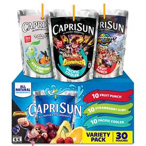 Boisson Capri Sun Jungle Fruit originale en gros, 200 ml, paquet de 40 saveurs assorties, jus pour enfants, boisson pratique en sachet à emporter - Product Image 5