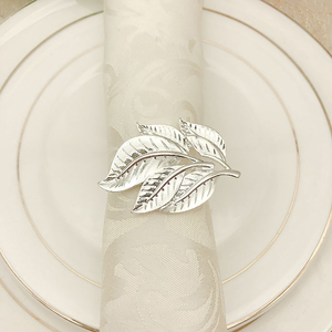 Servilletero de diseño de hoja de oro de Metal de gran oferta para boda restaurante Hotel y propósito de regalo - Product Image 2