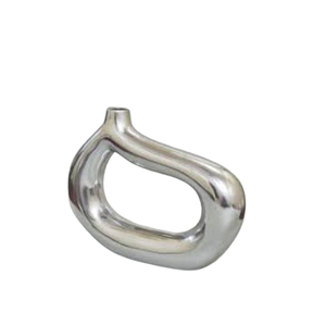 Vases décoratifs à fleurs en métal nickelé pour mariage Vases à fleurs en métal moulé en aluminium pour la décoration de la maison Décoration de table centrale - Product Image 6