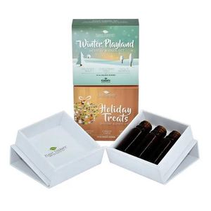 Bombes épingles personnalisation résistant aux enfants filp palette de fard à paupières métallique jaune imprimé boîte d'emballage rigide - Product Image 5