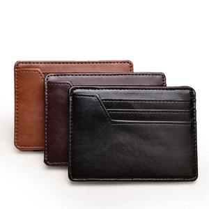 Factory Portable Two Colors Coin Purses Ladies Girls <b>Zipper</b> Leather Wallet Travel Mini Wallet <b>Waterproof</b> Purse Women Men Wallets - Product Image 6
