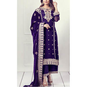 Heavy Embroidery Winter Shawls <b>for</b> Winter Wear <b>Top</b> Quality Best Fashionable Cheap Price Ladies <b>Velvet</b> Shawl - Product Image 1