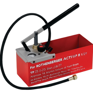 For ROTHENBERGER TP 25 0-25 Bar Test <b>Pump</b> R 1/2 ? with Approx. 16 ml <b>Suction</b> Volume Per Stroke - Product Image 3