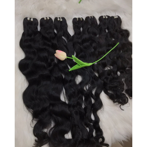 Meilleure qualité 100% extensions de cheveux humains vietnamiens bruts style ondulé naturel qualité de cheveux Remy pour les femmes noires - Product Image 1