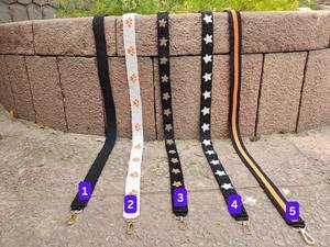 Striped Beaded Nickel Purse <b>Strap</b> Handmade for Clear <b>Bags</b> and <b>Replacement</b> by HUSSAIN CRAFTS - Product Image 3