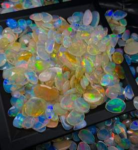 AA + Natural etíope ópalo Rosa corte piedra preciosa Multicolor Flash Ideal para anillos colgantes pendientes pulseras y joyería rara fina - Product Image 6