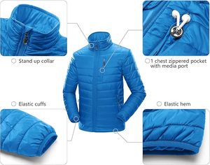 Custom Winter Puffer <b>Jacket</b> OEM Men Insulated Waterproof Lightweight Outerwear Wholesale Fashion <b>Jackets</b> Supplier - Product Image 5