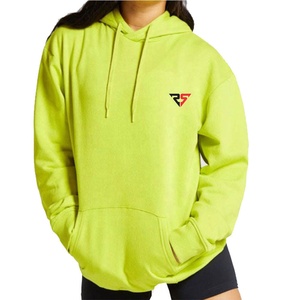 Top Selling 100% Cotton Plain Hoodies Women Green Trending Customized Color Breathable Pullover Sweatshirts Winter Printed - Product Image 1