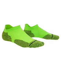 Chaussettes de course à pied de performance, chaussettes de compression de course à pied avec logo personnalisé à la cheville