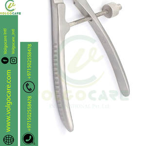 Fórceps de sujeción de hueso Verbrugge de la mejor calidad Instrumentos ortopédicos de bloqueo de velocidad y autocentrado de 6" - Product Image 4