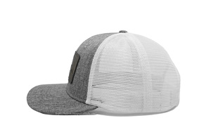 Gorra de camionero de malla blanca estructurada en color de diseño personalizable, estilo de calle joven y de tendencia, hecha a mano en el fabricante de Vietnam - Product Image 3