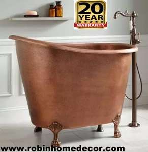 อ่างอาบน้ำโบราณภายนอกขนาด16เกจที่ทนทานสูงสำหรับตกแต่งบ้านโรงแรม - Product Image 6