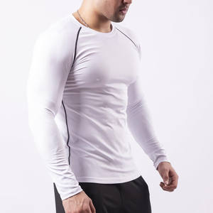 Nueva Camiseta de Protección Solar Personalizada de Alta Calidad para Hombre, Ropa de Entrenamiento Más Vendida, Camiseta de Protección Solar Ajustada para Hombre Adulto - Product Image 2
