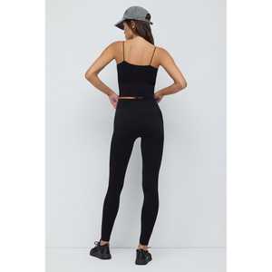 Casual Mid Waist <b>Shaping</b> <b>Leggings</b> 100% Polyester Long - Product Image 6