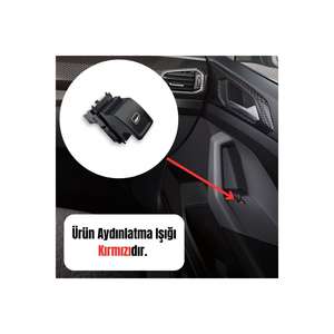 Botón de Apertura de Ventana para Auto Seat BIZA 2016-2022, Puerta Delantera Derecha, 5g0959855p, Hecho en Turquía - Product Image 4