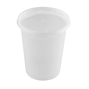 ProTakeOut [32 Oz] Contenedores de PP Resistentes para Deli con Tapas, 240 Sets (24/20), Aptos para Microondas y Congelador, Resistentes a la Temperatura, Duraderos - Product Image 1