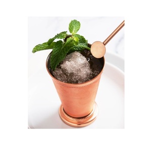 Smart Classic Quality nuevo diseño de acero inoxidable puro Moscow Mojito Mint Julep Cup Taza chapada en cobre - Product Image 5