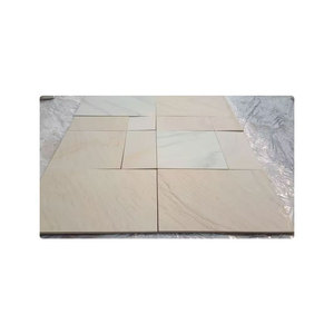 Vente en gros de grès naturel Décor de sol de patio Pavé en pierre de menthe Finition de surface aiguisée Blocs de haute qualité Extérieur en pierre - Product Image 3