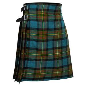 Tabliers pour hommes en laine acrylique de haute qualité, motif tartan ancien MacLellan écossais, bretelles en cuir véritable, 2026 - Product Image 1