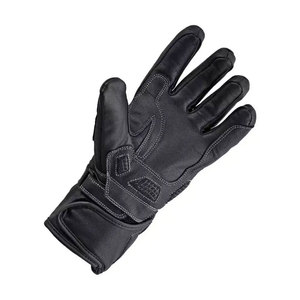 Gants de moto unisexe en cuir à doigts entiers en fibre de carbone pour l'hiver poignées respirantes pour motos de course cyclisme en plein air - Product Image 2