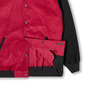 Custom Men's Winter <b>Jacket</b> High Quality <b>Corduroy</b> Varsity Baseball Style Velvet Winter Bomber CollegeBaseballjacket for men - Product Image 5