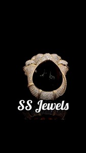 Bague personnalisée 3D Fleur Hip Hop Unisexe Bustdown Argent 925 Glacé VVS Moissanite Diamant Big Pinky Anneau Pour Cadeau de Noël - Product Image 4