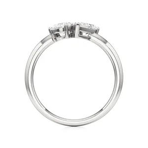 แหวนเพชร Elysian Elegant 2-Stone Toi Et Moi - Product Image 4