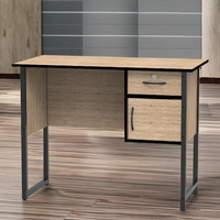 Bureau de travail moderne en bois Furnizone 1362 - Couleurs personnalisables, usage commercial, prix d'usine