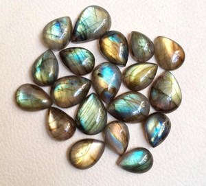 30 Pieces Labradorite Pair Gemstone Lot Polished Cabochon 8x10mm-15x35mm - Product Image 4