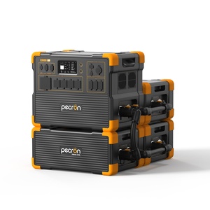 Démarreur de <span class=keywords><strong>voiture</strong></span> sans fil à onde sinusoïdale pure avec batterie LiFePO4 et panneau solaire 3600W Pecron E3600LFP pour camping et utilisation en extérieur (USA/UE) - Product Image 1