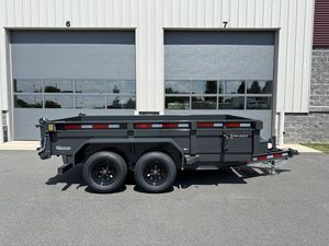 2026 Belmont 6' x 12' 10K Low Profile Dump Trailer DTL7212-10K Heavy Duty Hydraulic Dump Trailer Tandem Axle Utility Equipment - Product Image 2