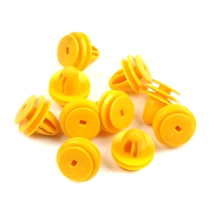 BCF5000 10 Pieces Fastener <b>Trim</b> Rivet Car Body Push Type Retainer <b>Clips</b> Yellow for - Product Image 1