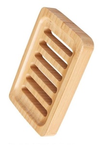 Jabonera de madera hecha a mano tradicional de alta demanda hecha a mano con acabado pulido liso rectangular de madera maciza de primera calidad - Product Image 3