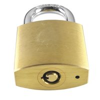 Cadenas en laiton haute sécurité ABA 30 mm avec clé maîtresse, modèle 102903, personnalisable pour sacs de sport et porte-documents, fabriqué à Taïwan