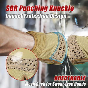 Gants tactiques à doigts complets conçus pour l'entraînement général à l'extérieur et la marque personnalisée avec une qualité de point renforcée - Product Image 3