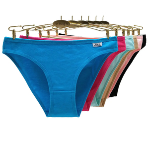 Culottes string taille haute fines et unies sans coutures pour femmes, en nylon et élasthanne, extensibles, respirantes, séchage rapide, écologiques, douces et confortables - Product Image 2