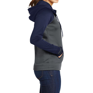 Sweat à capuche zippé pour femme, tendance, en polaire, imprimé, broderie 3D, coupe ample, décontracté, doux, pour l'hiver - Product Image 3