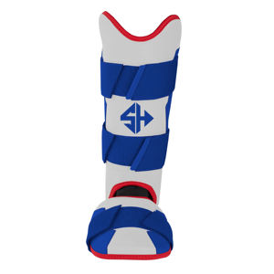 Protectores de Pierna de Béisbol de Cuero de Alto Rendimiento para Entrenamiento Deportivo con Protección Profesional y Juego Cómodo en el Campo - Product Image 1