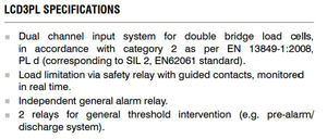 Proveedor Italiano Confiable de Limitadores de Carga Digitales LCD3 PL de Alta Calidad - Transmisor para Sistemas de Elevación al Menor Precio - Product Image 4