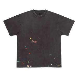 T-shirt de haute qualité pour hommes coupe régulière écologique anti-rides respirant à séchage rapide coton bio blanc noir - Product Image 1