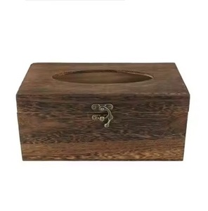 Boîte à mouchoirs Rectangle en bois de haute qualité à la main porte-serviettes design moderne élégant en gros boîtes à serviettes haut tendance - Product Image 6