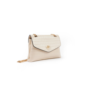 Sac en PU à motif crocodile gaufré Bej Aker - Product Image 3