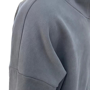 เสื้อฮู้ดซิปเต็มตัว ผ้าคอตตอน 100% หนัก 500 กรัม พิมพ์โลโก้ตามสั่ง ทรงโอเวอร์ไซส์ ผ้าหนา ซิปหนา สำหรับผู้ชาย ผ้าคอตตอนผสม - Product Image 4