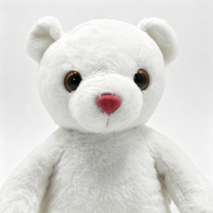 Ours en peluche blanc unique, ours en peluche blanc, jouet en peluche ours en peluche, adorable ours en peluche blanc - Product Image 3